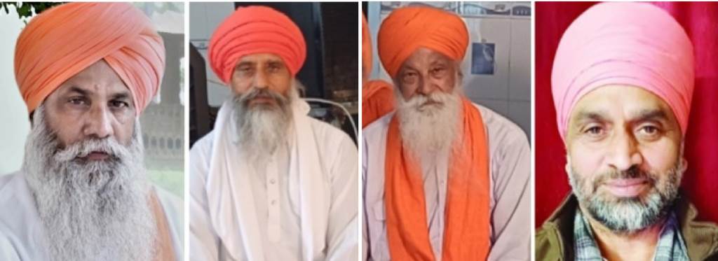 Huge enthusiasm among the devotees for the Begampura Damri Shobha Yatra Sant Paramjit Das Sant Sarwan Das Sant Dharampal Sant Ramesh Das